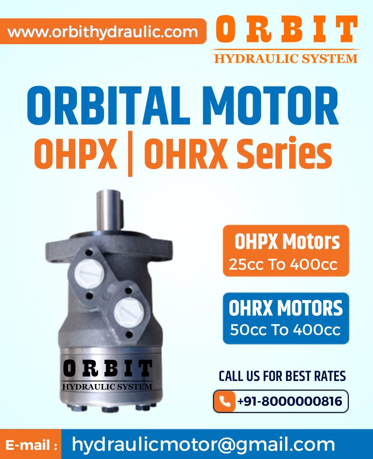 OHPX OHRX Orbital X Make Hydraulic Motor Manufacturers