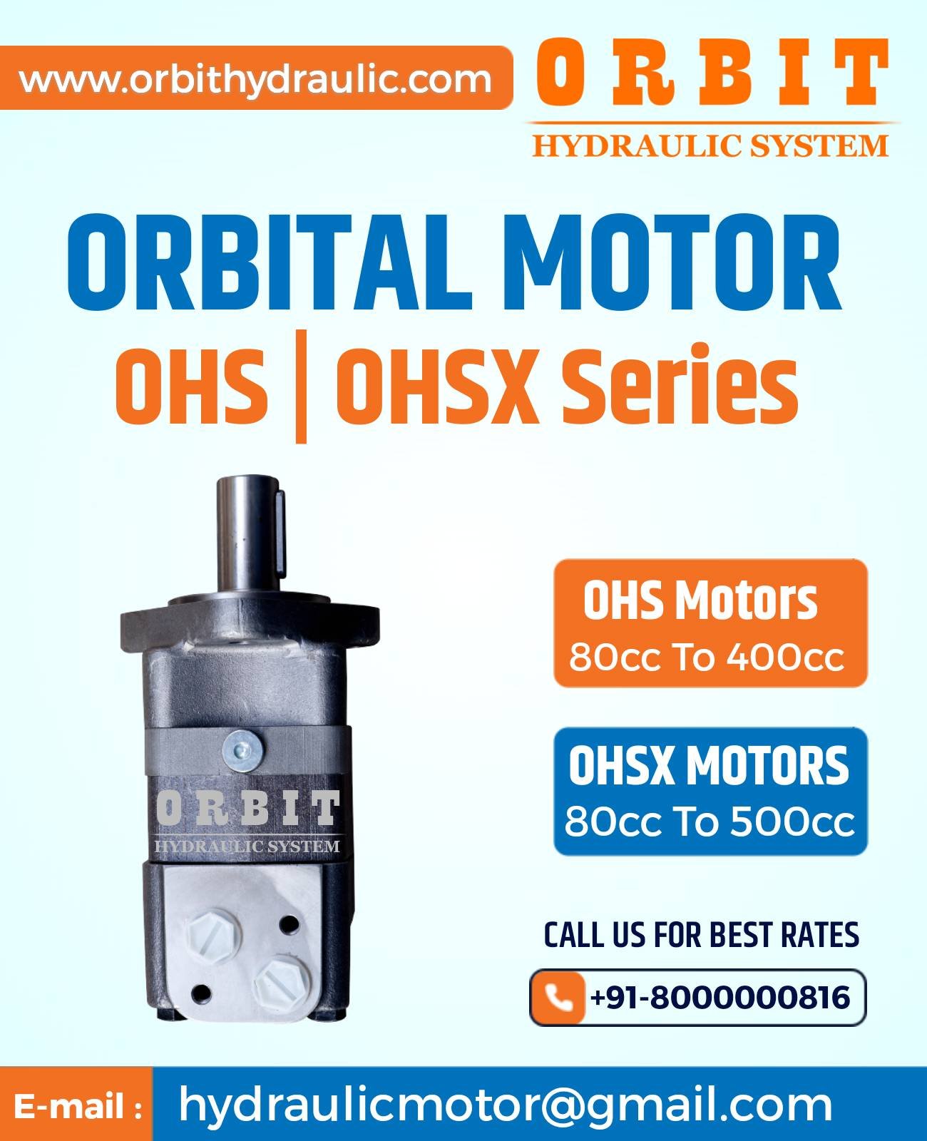 OHSX Orbital X Make Hydraulic Motor Manufacturers