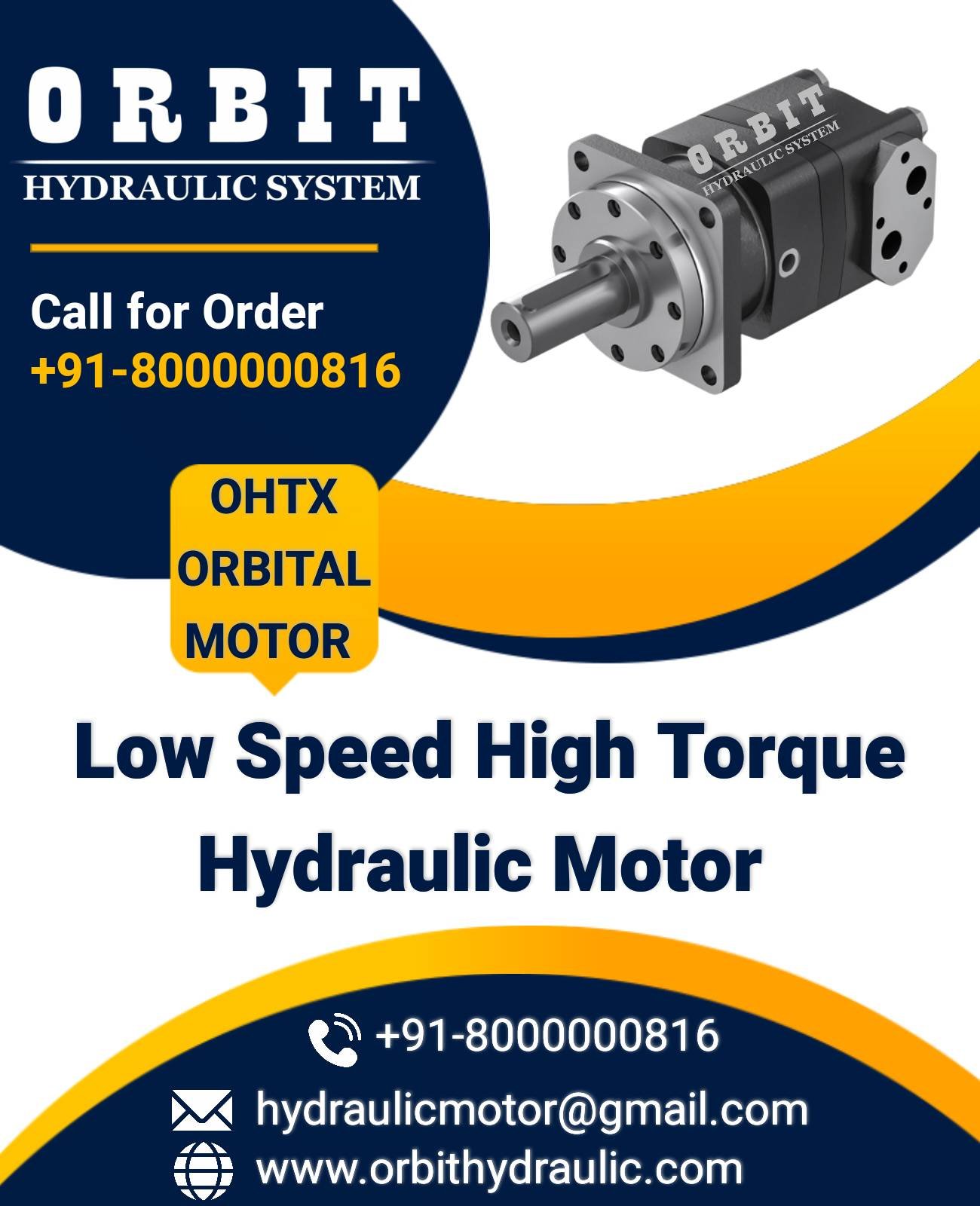 OHT | OHTX ORBIT HYDRAULIC MOTOR