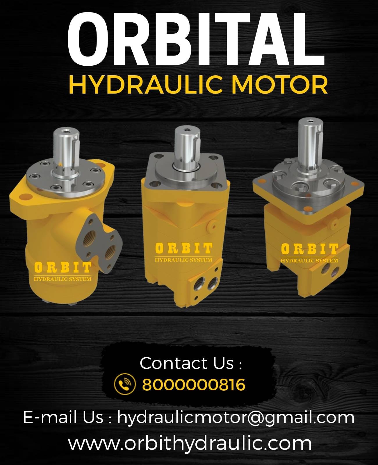 OHTX ORBITAL X Hydraulic Motor Manufacturer in India