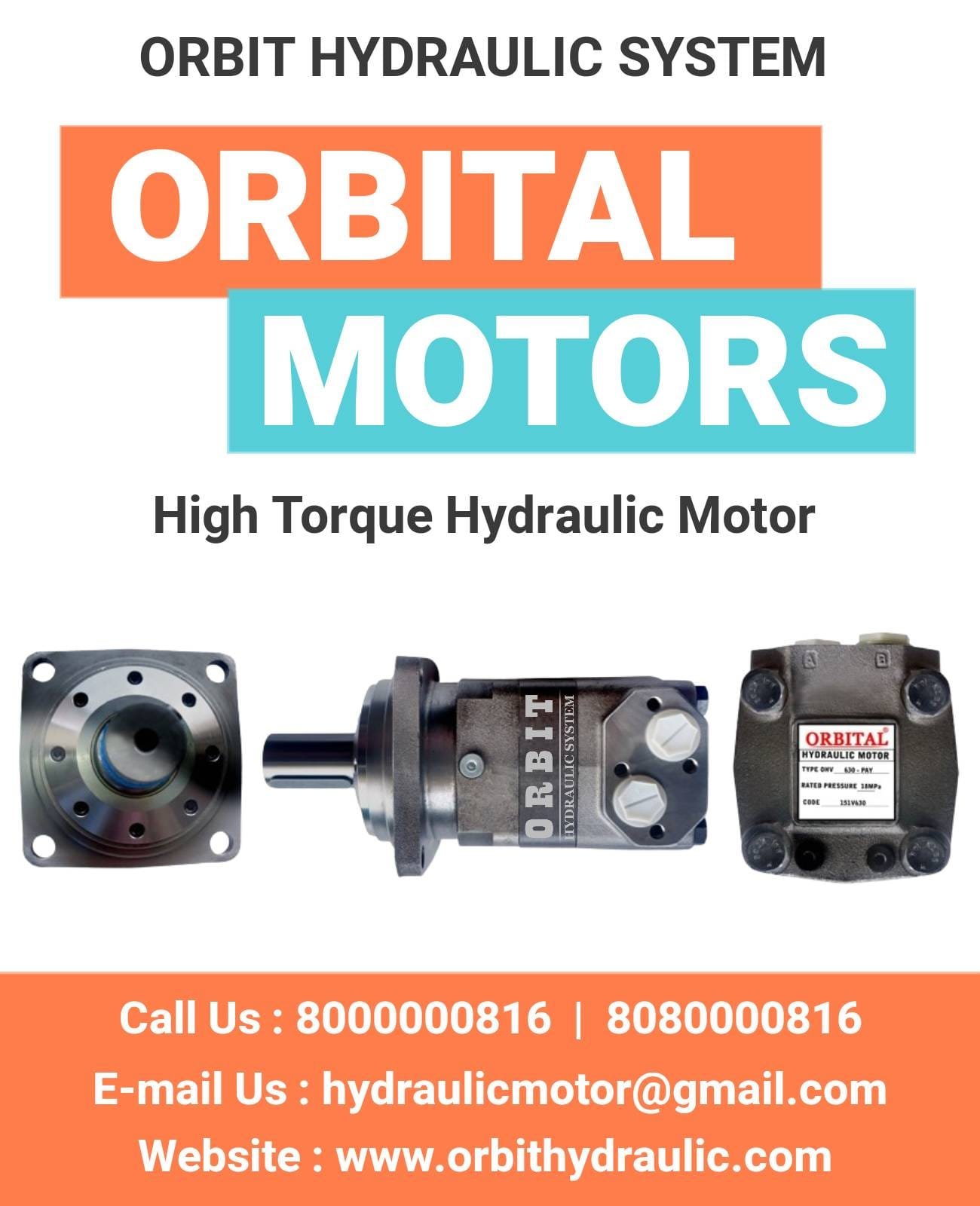 OHV Orbital Hydraulic Motor Manufacturer in Mumbai Pune Bangalore Ahmedabad Chennai Delhi Kolkata Hyderabad Rajkot Vadodara India