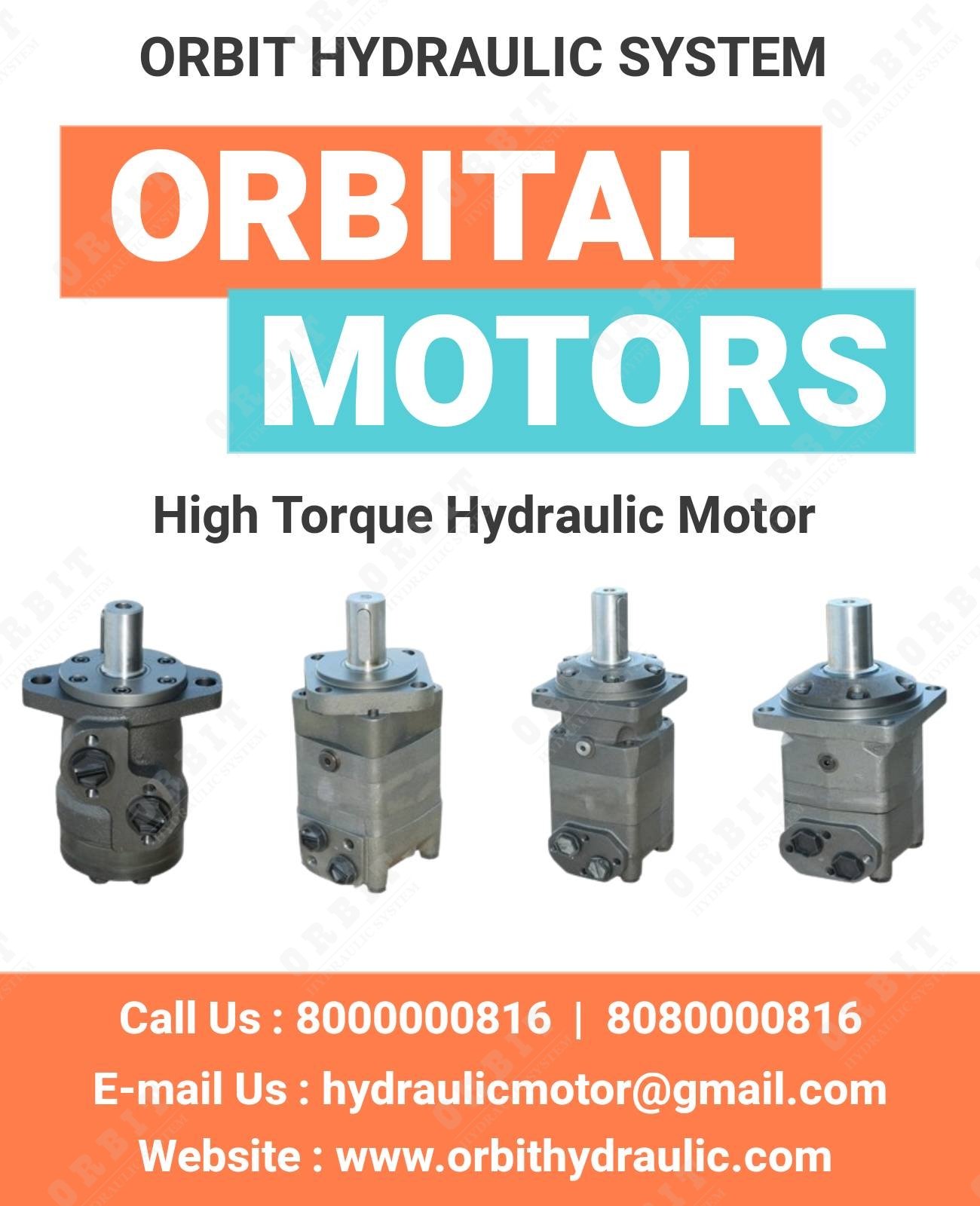 Orbital OHPX OHRX OHSX Hydraulic Motor Manufacturer Dealer Distributor in Mumbai Pune Chennai Bangalore India